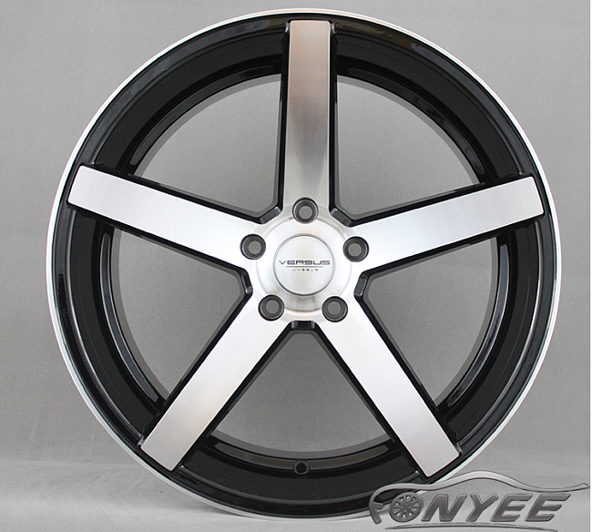 картинка Новые диски Vossen CV3 Replica R20 5X120 ET40 J10 черный глянец + серебро магазин  StreetTuning 