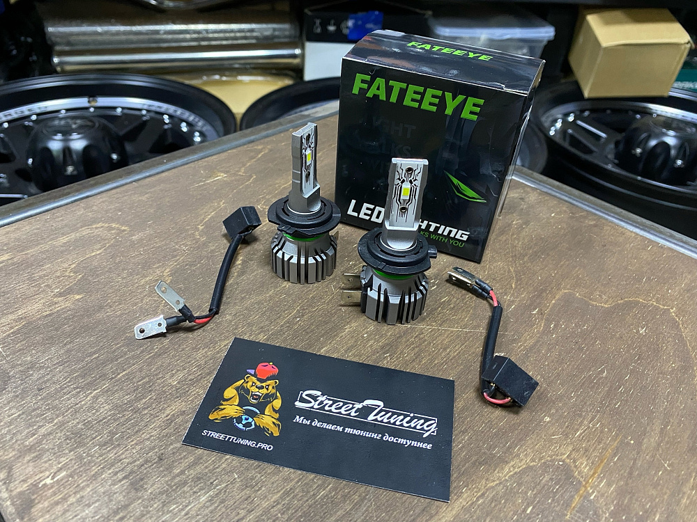 картинка Автомобильные светодиодные лампы FATEEYE F1 Led - H7 6500к, комп 2шт от магазина  StreetTuning
