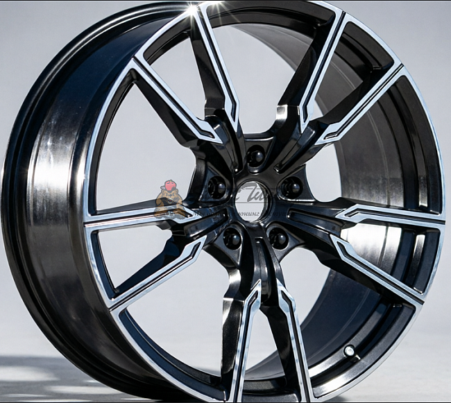картинка Диски RST R2105FF R20 J10,5 ET40 5X112 black + polished магазин  StreetTuning 