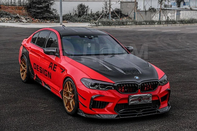 картинка Канарды на передний бампер для BMW M5 F90 2018 магазин  StreetTuning 