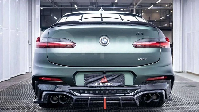 картинка Задний диффузор v1 BMW X4M X4MC F98 магазин  StreetTuning 