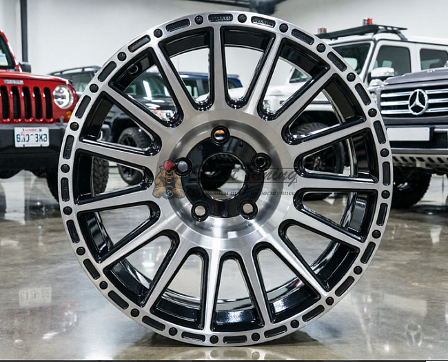 картинка Диски Anzoo JT026 R18 J9 ET-10 5X127 black+polished магазин  StreetTuning 