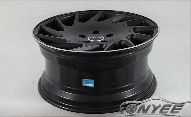 картинка Новые диски Vossen VLE1-L Replica R18 4X100 ET38 J8,5 черный мат + серебро магазин  StreetTuning 