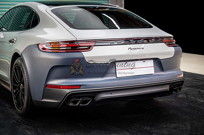 картинка Задний бампер 976 OE в сборе для рестайлинга Porsche Panamera 971 (2017–2023) магазин  StreetTuning 