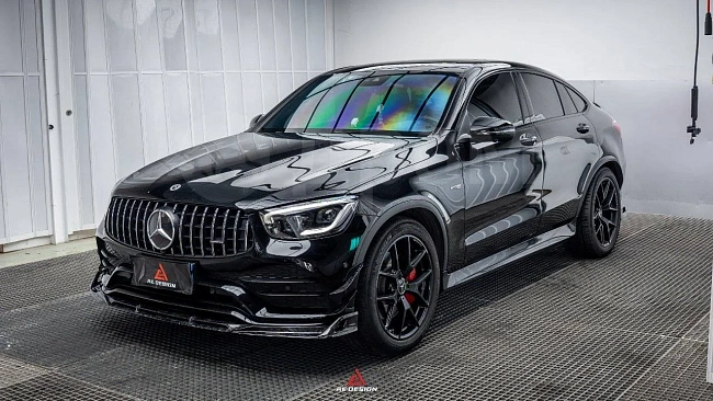 картинка Канарды на передний бампер для Mercedes GLC43 магазин  StreetTuning 