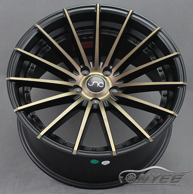 картинка Новые диски JNC 042 R19 5X114,3 ET35 J9,5 бронза + черный мат магазин  StreetTuning 