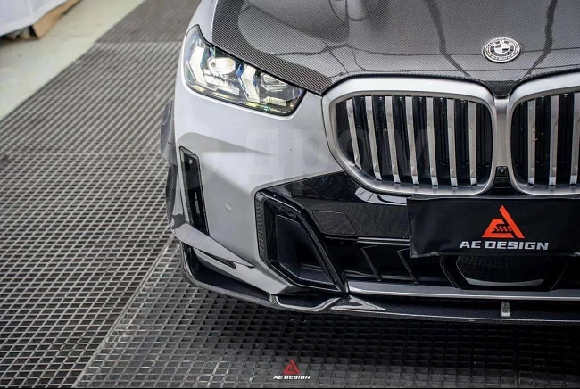 картинка Сплиттер (губа) на передний бампер для BMW X5 s/x Drive 40i и xDrive 5 магазин  StreetTuning 