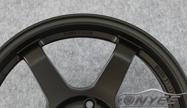 картинка Новые диски Rays TE37 R18 5X112 ET35 J9 черные матовые магазин  StreetTuning 