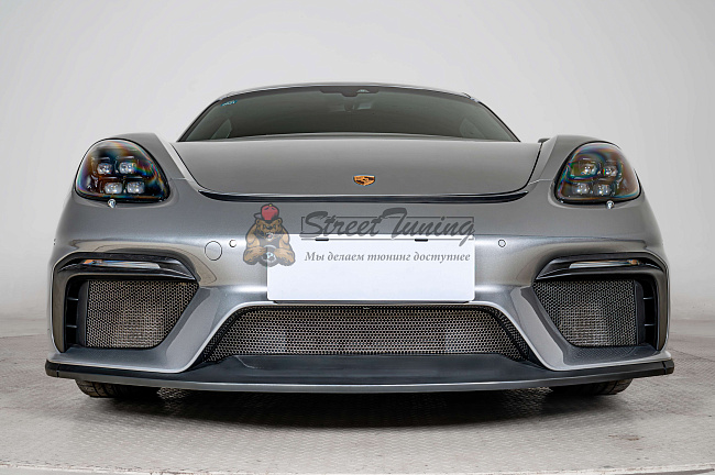 картинка Боковые воздухозаборники GT4 в сборе для Porsche 718 Boxster (982) 2017+ магазин  StreetTuning 