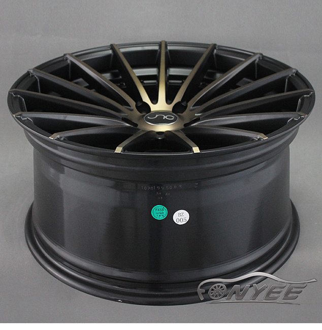 картинка Новые диски JNC 042 R19 5X114,3 ET35 J9,5 бронза + черный мат магазин  StreetTuning 