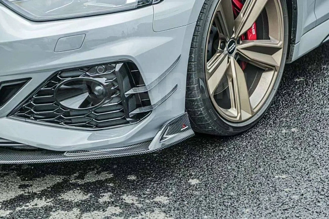 картинка Сплиттер (губа) на передний бампер для Audi RS5 B9.5 магазин  StreetTuning 