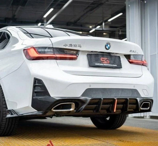 картинка Задний диффузор BMW M340i LCI G20 G21 магазин  StreetTuning 
