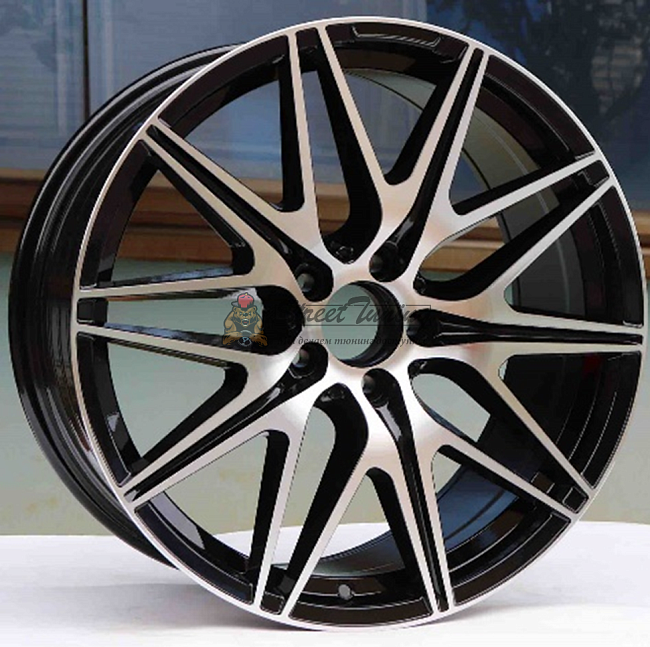 картинка Диски  FF Wheels FBX156 R20 J9,5 ET45 5X112 black + polished магазин  StreetTuning 