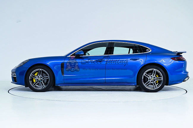 картинка Задний диффузор Sport Design с лезвием для Porsche Panamera 971 (2017–2023) магазин  StreetTuning 