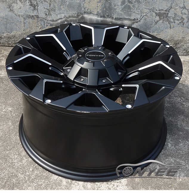 картинка Новые диски Fuel D547 R18 6x139,7-6x135 ET-10 J9 черный мат магазин  StreetTuning 