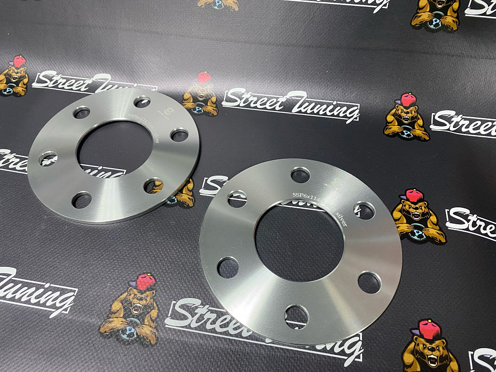 картинка Проставка Starleks 5 мм 6x114,3 цо 66.1 сквозная, Silver от магазина  StreetTuning