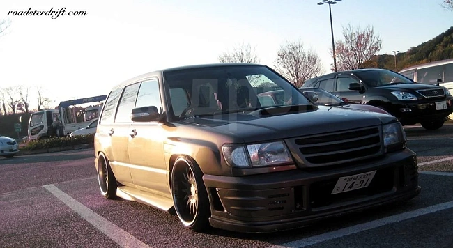 картинка Пороги Burn Up для Subaru Forester SF магазин  StreetTuning 