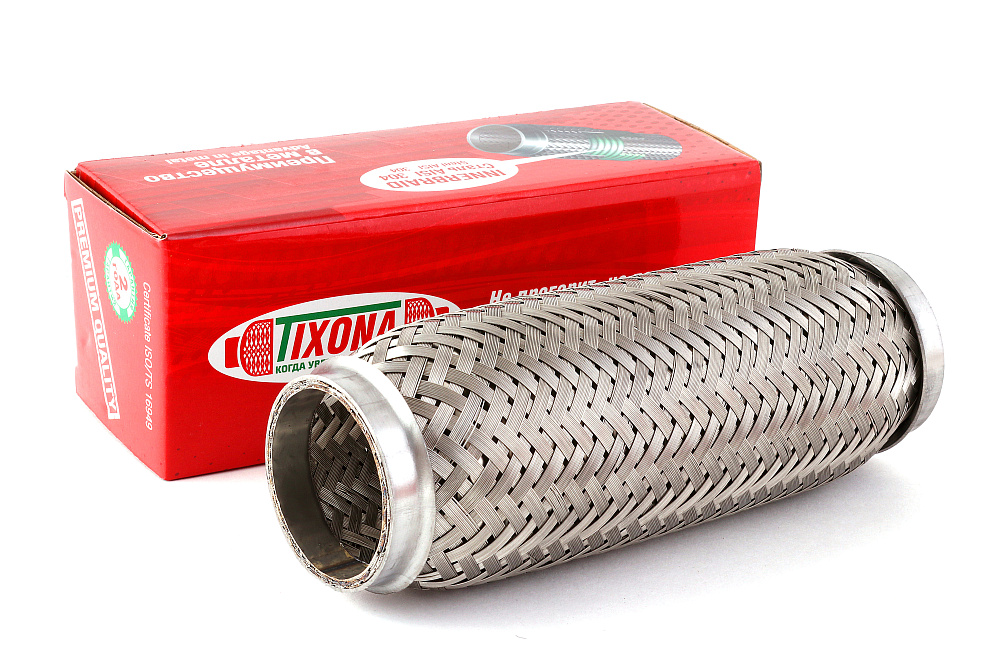 картинка Гофра глушителя Tixona (сталь 304 трехслойная) 50*200 от магазина  StreetTuning