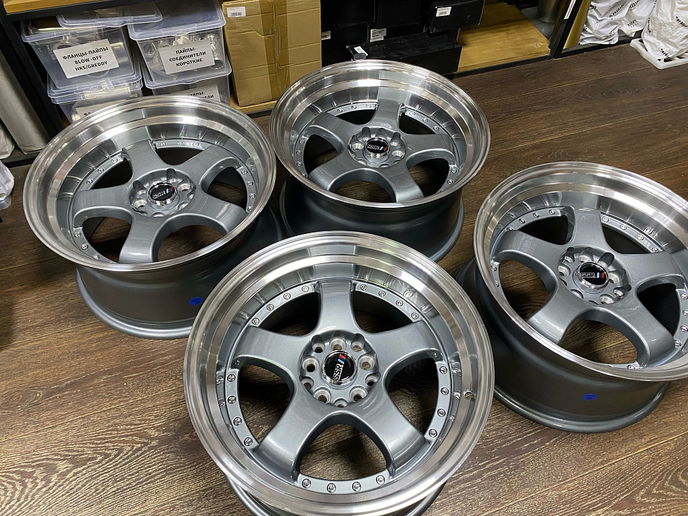 картинка Новые диски SSR SP1 R17 J9 ET20 5X100/5x114.3, Hyper Black от магазина  StreetTuning