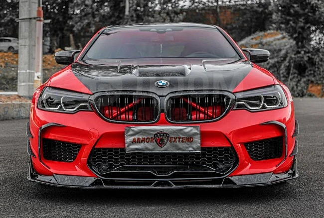 картинка Канарды на передний бампер для BMW M5 F90 2018 магазин  StreetTuning 