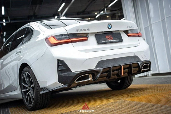 картинка Задний диффузор BMW M340i LCI G20 G21 магазин  StreetTuning 