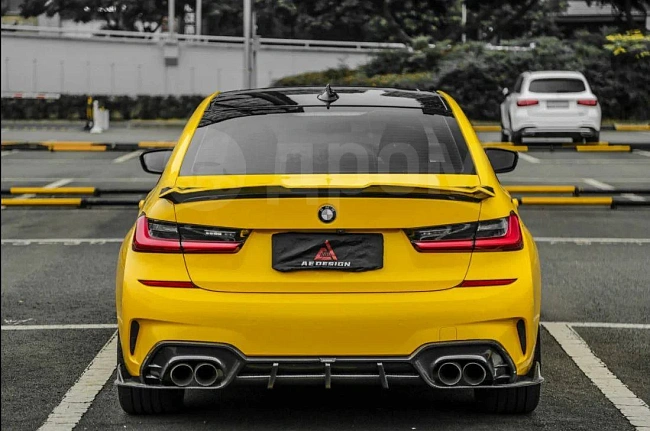 картинка Диффузор на задний бампер для BMW G20 330i M340i 2018-2022 магазин  StreetTuning 