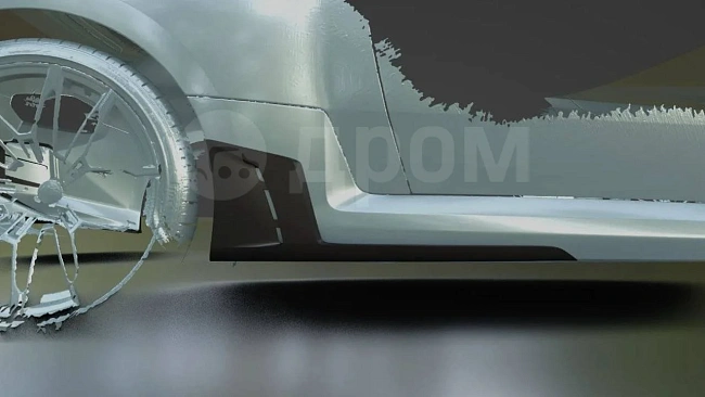картинка Сплиттера накладки на пороги для BMW M2 и M2C G87 магазин  StreetTuning 