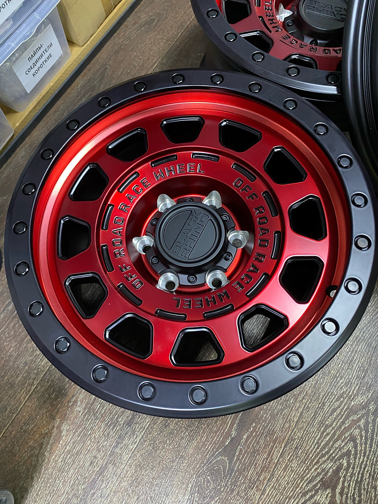картинка Новые диски Black Rhino 1206 - R17 j8.5 ET0 6x139.7 red/black от магазина  StreetTuning