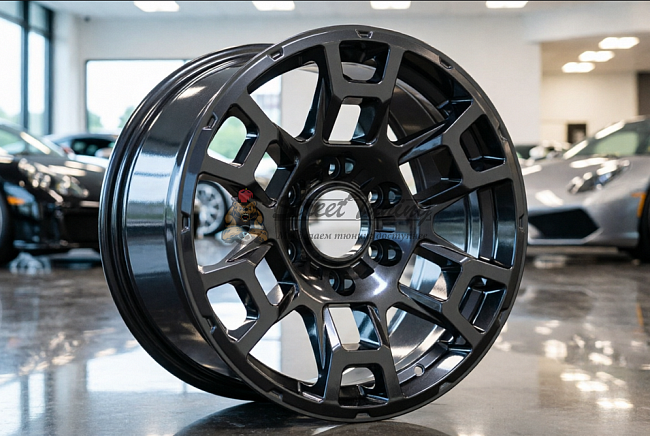 картинка Диски TRD FBX147 R17 J9 ET0 6X139,7 black matt магазин  StreetTuning 