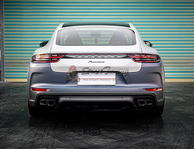 картинка Задний бампер 976 OE в сборе для рестайлинга Porsche Panamera 971 (2017–2023) магазин  StreetTuning 
