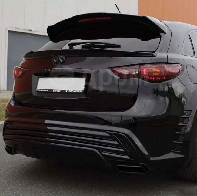 картинка Спойлер верхний Infiniti FX30d FX35 FX37 FX50 QX70 магазин  StreetTuning 