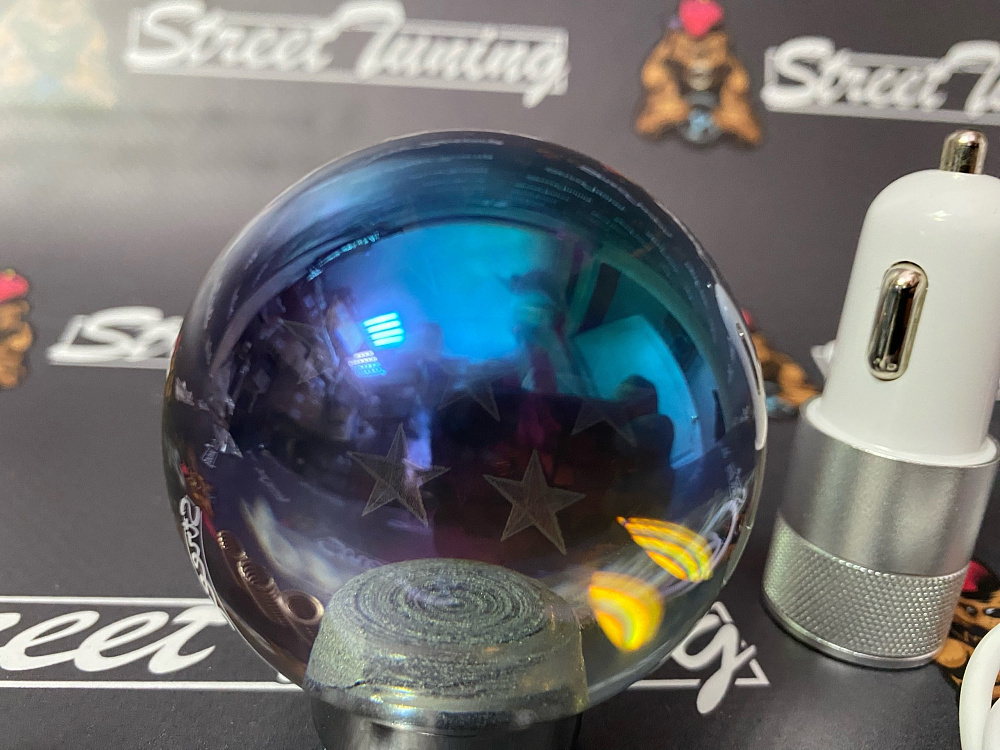 картинка Ручка кпп BALL (ШАР), с подсветкой JDM от магазина  StreetTuning
