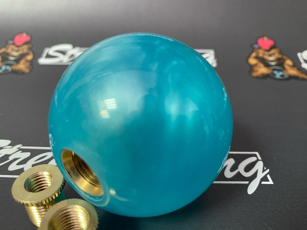 картинка Ручка переключения передач BALL (ШАР), бирюзовый перламутр JDM #2 от магазина  StreetTuning