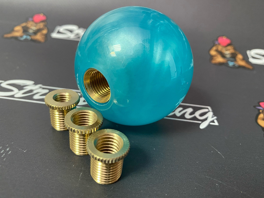 картинка Ручка переключения передач BALL (ШАР), бирюзовый перламутр JDM #2 от магазина  StreetTuning