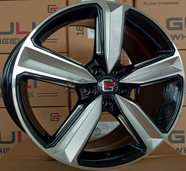 картинка Диски KoKo Kuture GL057 R18 J8 ET38 5X112 black+milling магазин  StreetTuning 