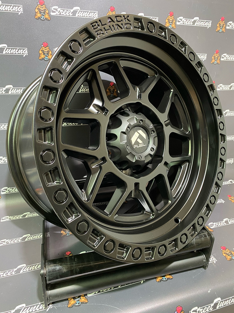 картинка Новые диски FUEL (Black Rhino KELSO) R17 J9 ET0 6X139.7 MATT BLACK от магазина  StreetTuning