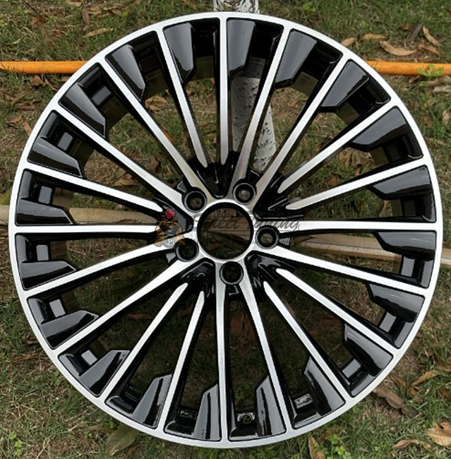 картинка Диски  AMG FBX132 R20 J9,5 ET45 5X112 black + polished магазин  StreetTuning 