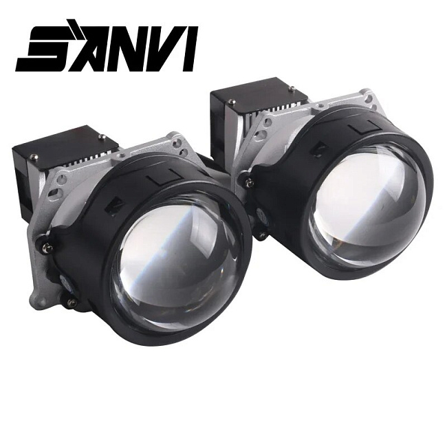 картинка Светодиодные линзы Sanvi L50 Laser, 3 дюйма 5500k магазин  StreetTuning 