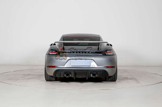 картинка Задний диффузор GT4 RS в сборе для Porsche 718 Boxster (982) и Cayman (982C) 2017+ магазин  StreetTuning 