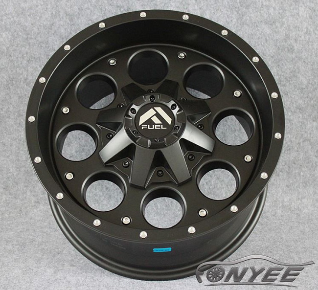 картинка Новые диски Fuel D525 R15 5x114,3 ET0 J8 черный мат магазин  StreetTuning 