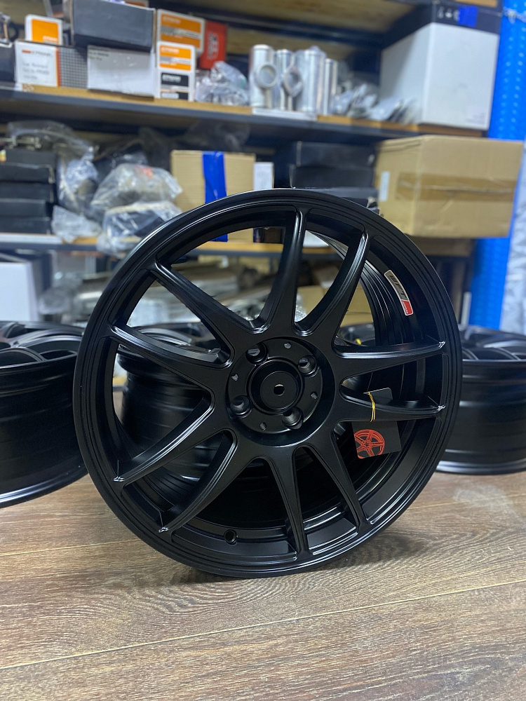 картинка Новые диски Work Emotion Cr-kiwami R17 J7,5 ET40 4X100 , черные. от магазина  StreetTuning