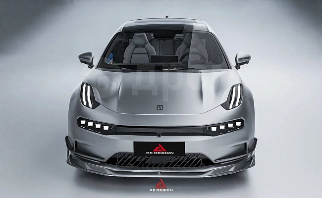 картинка Канарды на передний бампер для Zeekr 001 2020-2023 магазин  StreetTuning 