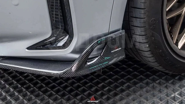 картинка Сплиттер (губа) на передний бампер для BMW X5 s/x Drive 40i и xDrive 5 магазин  StreetTuning 