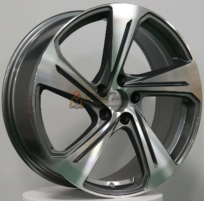 картинка Диски Replica AUD YS1270 R19 J8 ET40 5X112 gray+polished магазин  StreetTuning 