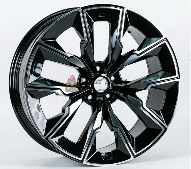 картинка Диски  BMW 909M R21 J10 ET40 5X112 black+polished магазин  StreetTuning 