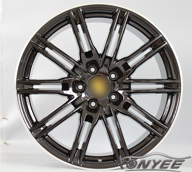 картинка Новые диски Porsche модель 2 R20 5X130 ET55 J9 черный глянец магазин  StreetTuning 