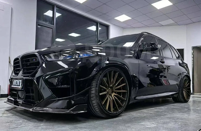 картинка Канарды на передний бампер для BMW X6M X6MC F96 Pre-LCI магазин  StreetTuning 