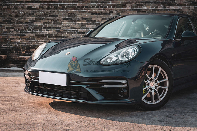 картинка Рестайлинг переднего бампера в сборе, в стиле Turbo S для Porsche Panamera 2014-2016 годов (970.2 в 971 Turbo S.) магазин  StreetTuning 