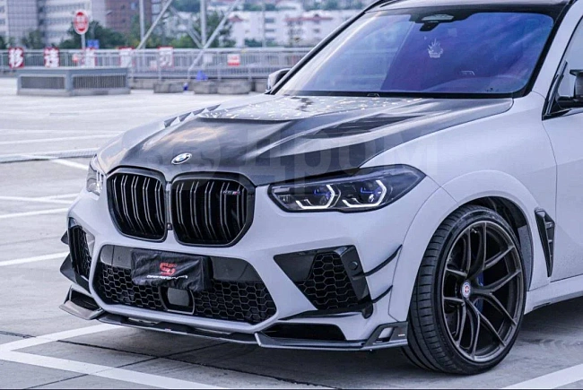 картинка Канарды на передний бампер для BMW X5M X5MC F95 Pre-LCI магазин  StreetTuning 
